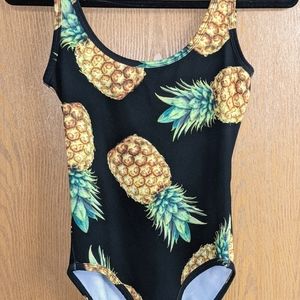 Small Pineapple Bodysuit - Forever 21